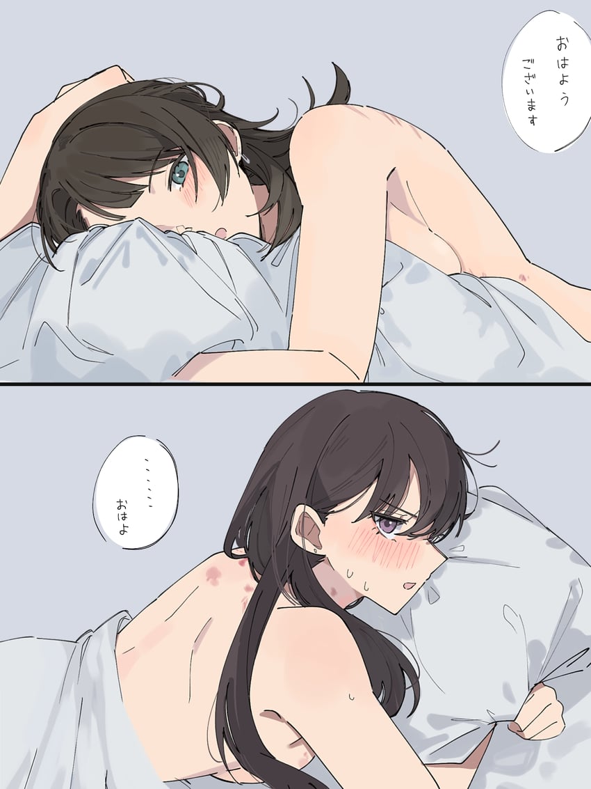 shiina taki and yahata umiri (bang dream! and 1 more) drawn by nanami_(nunnun_0410)