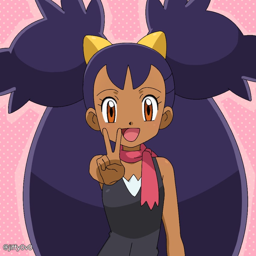 dawn and iris (pokemon and 2 more) drawn by jiffyswirl