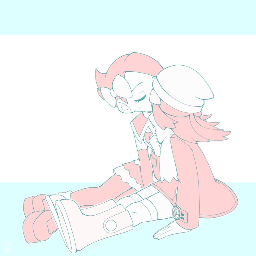 dawn and marley (pokemon and 2 more) drawn by noi_(noi_pk27)