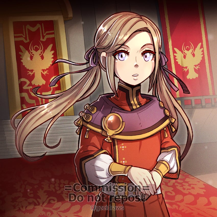 edelgard von hresvelg (fire emblem and 1 more) drawn by gzei