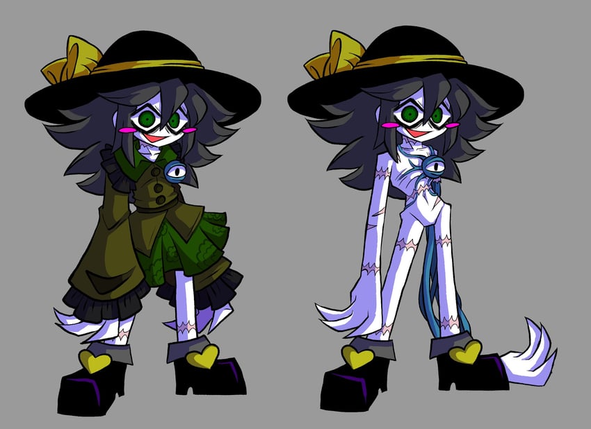komeiji koishi (touhou and 2 more) drawn by elemenopii