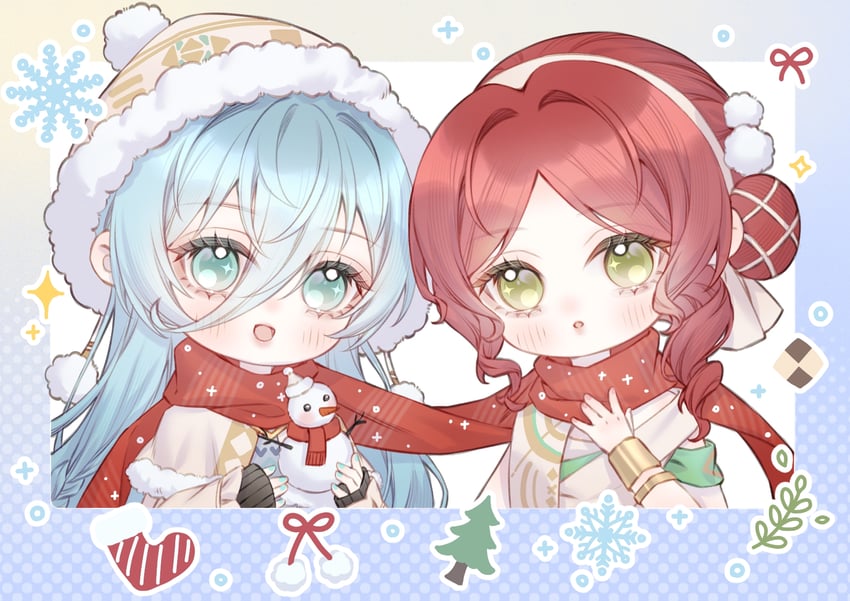 sophia and 37 (reverse:1999) drawn by feifei_(i-faye)