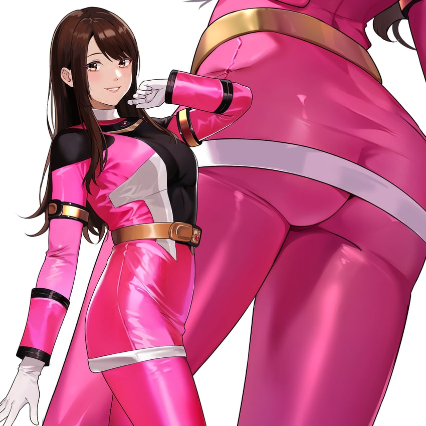 pink earth and nishina otona (kyuusei sentai wakuseiber) drawn by gher5