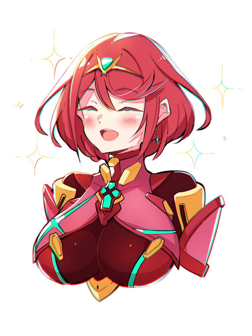 pyra (xenoblade chronicles and 1 more) drawn by cawang