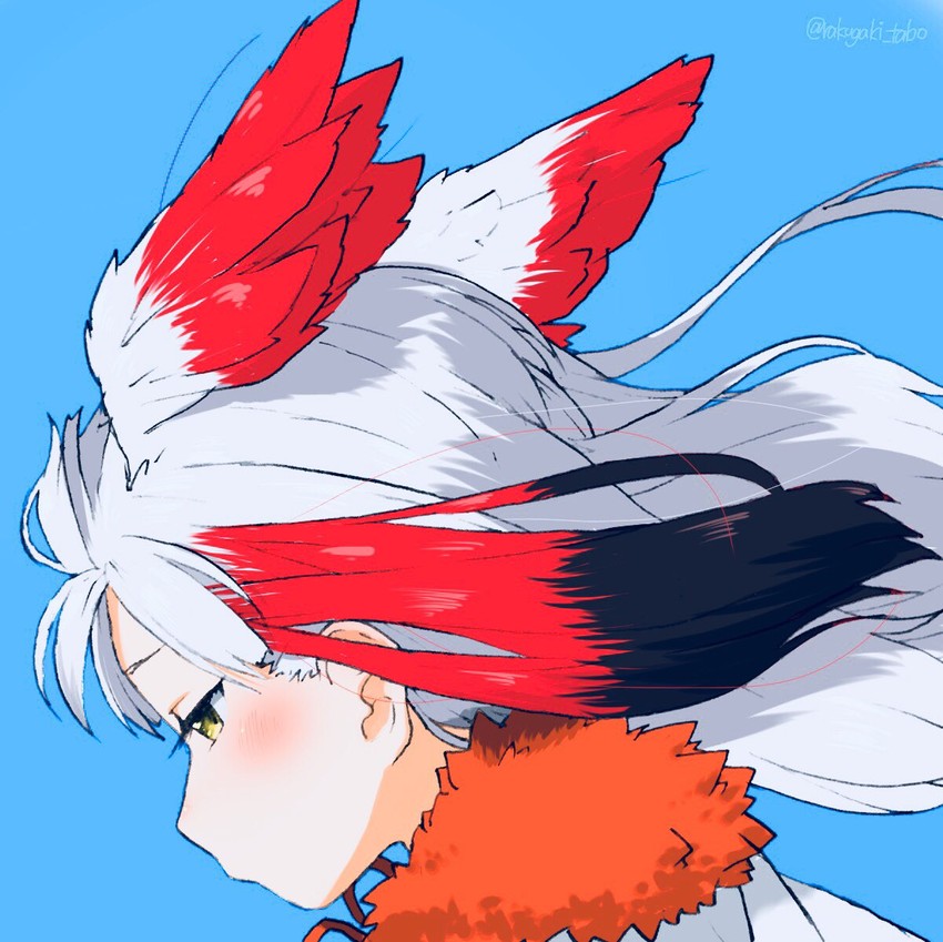 japanese crested ibis (kemono friends) drawn by turbo_engine_(rakugaki_tabo)