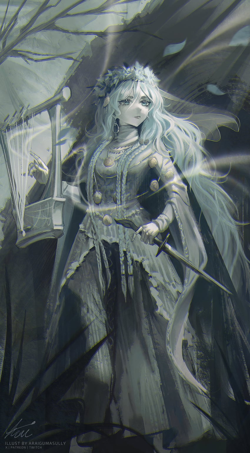 revenant (elden ring and 1 more) drawn by araigumasully