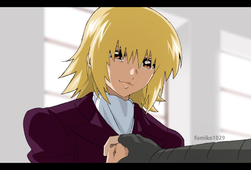 cagalli yula athha and athrun zala (gundam and 2 more) drawn by fumiko_(mesushi)