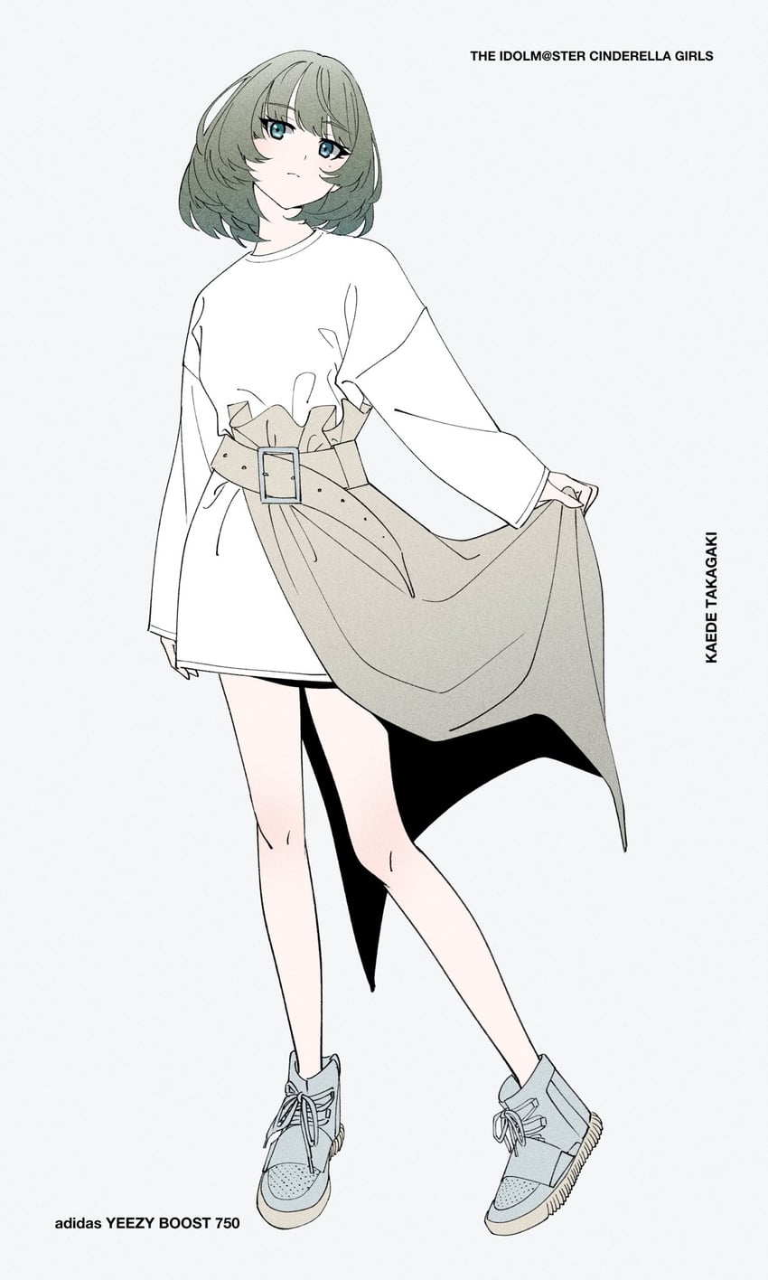 takagaki kaede (idolmaster and 1 more) drawn by acubi_tomaranai