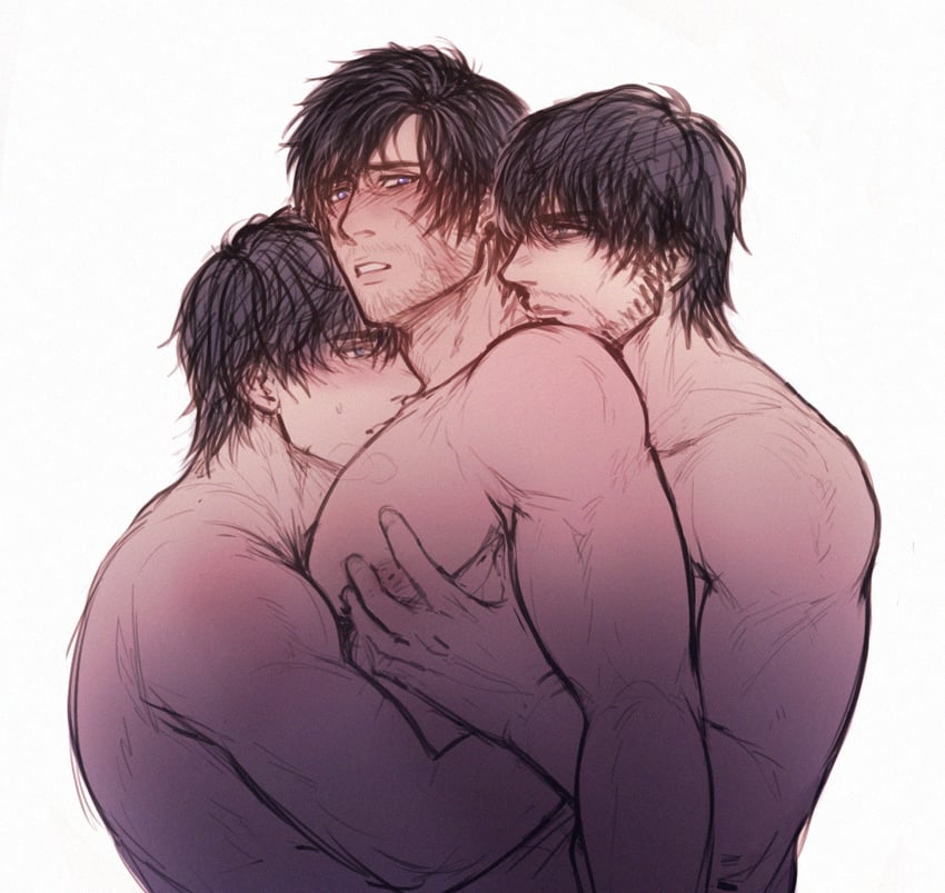 clive rosfield and barnabas tharmr (final fantasy and 1 more) drawn by vivalewd
