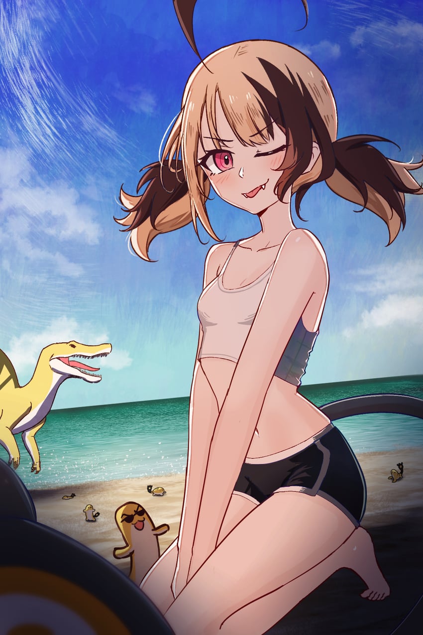 gigi murin and grem (hololive and 1 more) drawn by cd_usr