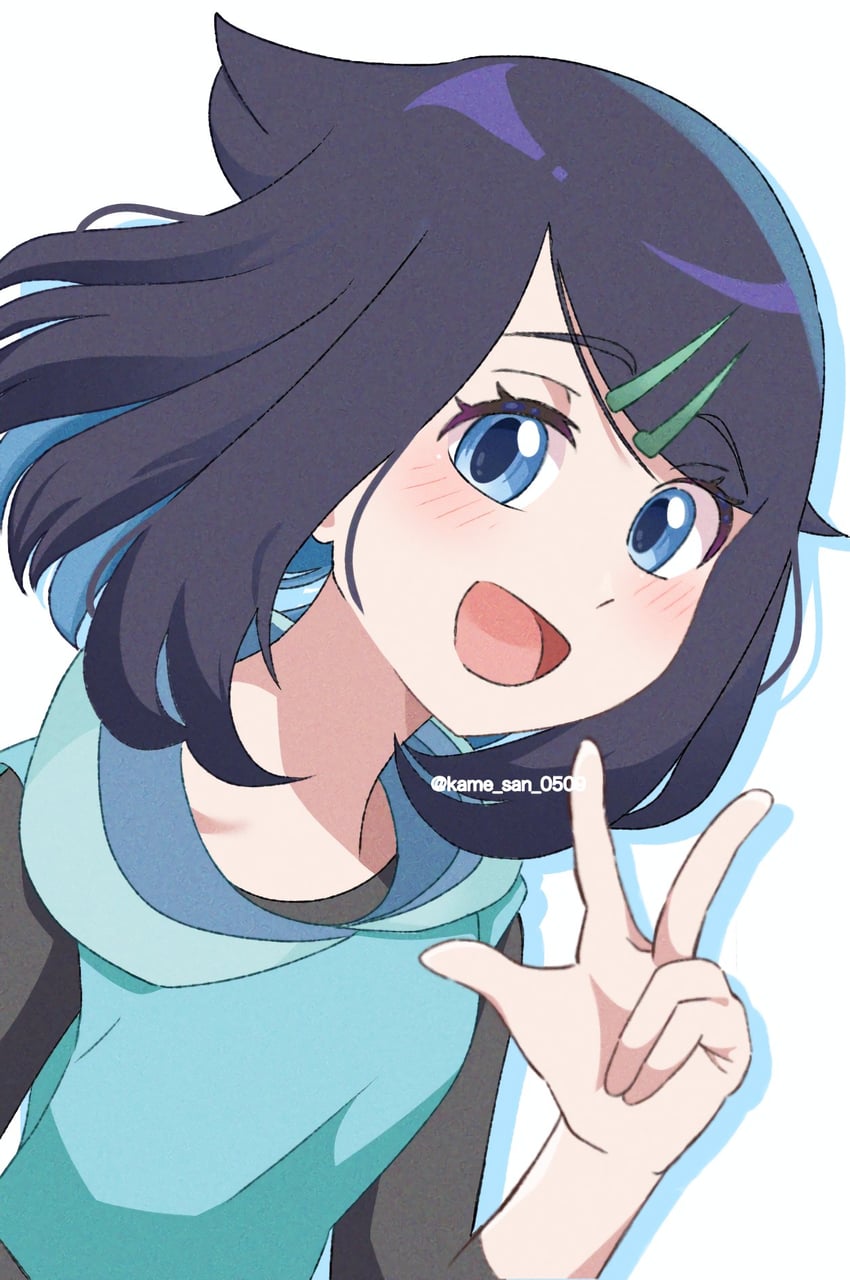 liko (pokemon and 1 more) drawn by kame_san