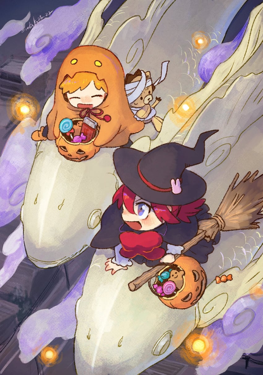 kon, kurosaki kazui, and abarai ichika (bleach and 1 more) drawn by nobuko28_28