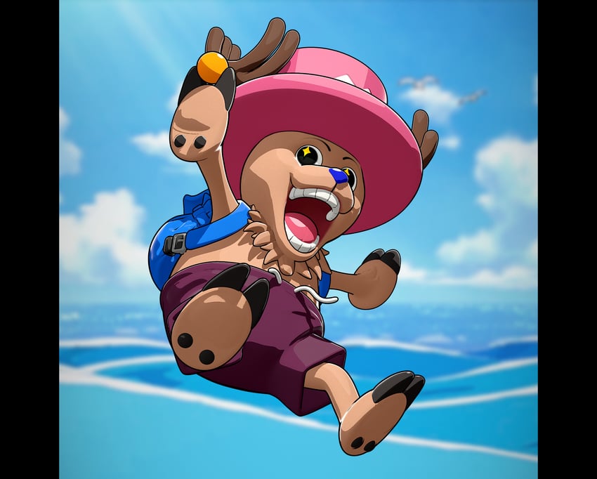 tony tony chopper (one piece) drawn by romainmenard