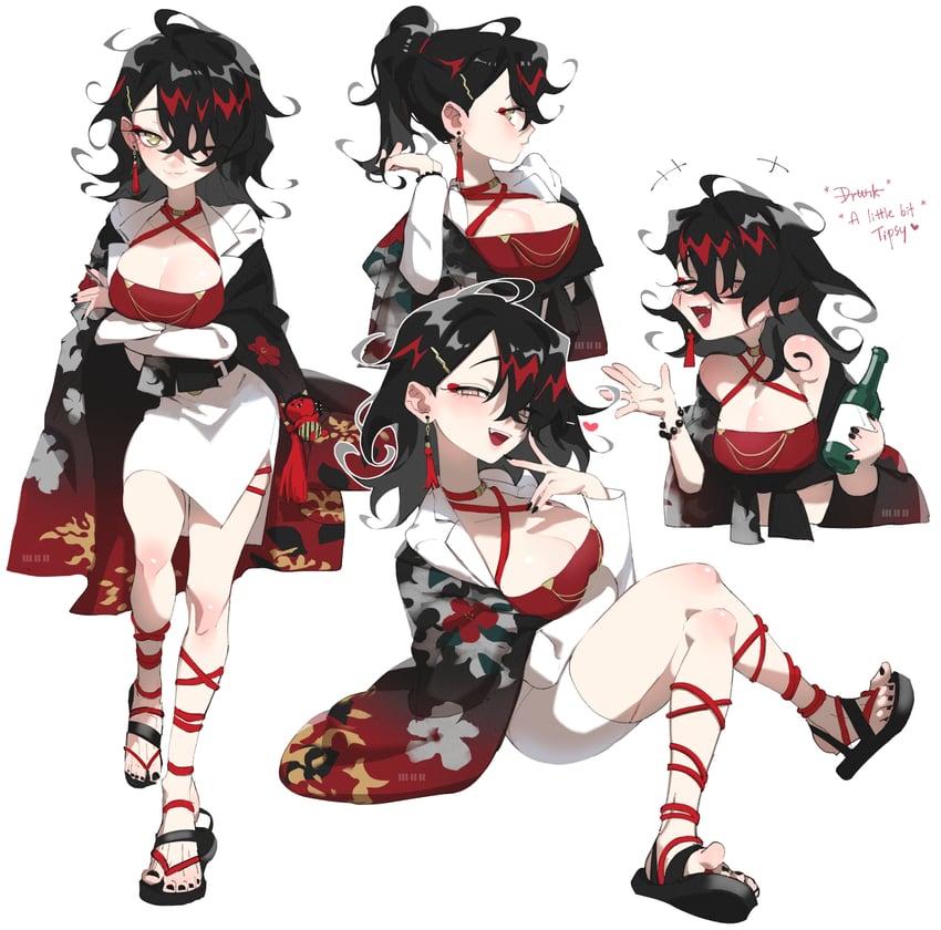 vox akuma (nijisanji and 1 more) drawn by wu_li_li