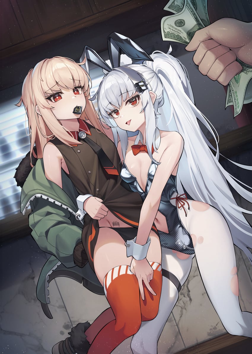female commander and type 80 (girls' frontline) drawn by di_le_to