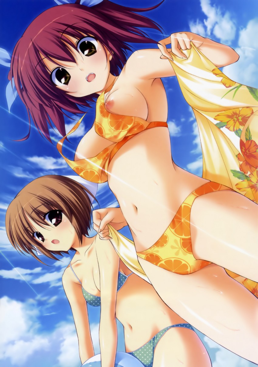 kuroda yui and suou nanano (hoshiuta) drawn by fumio_(ura_fmo)