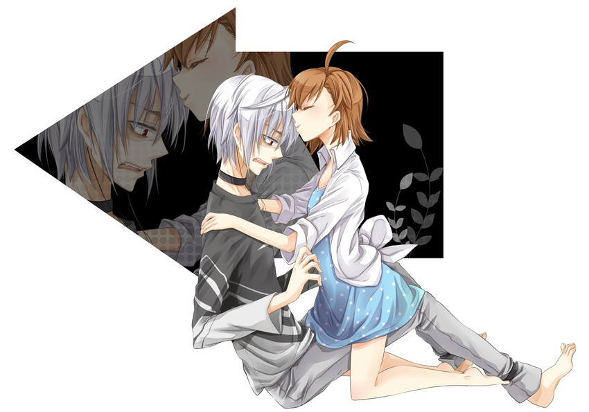 accelerator and last order (toaru majutsu no index) drawn by meso_(goma-meso)
