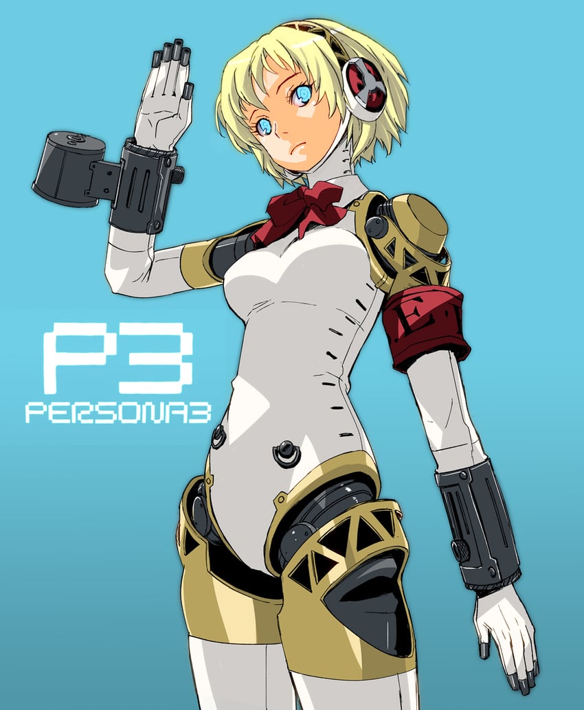 aigis (persona and 1 more) drawn by muramasa_mikado