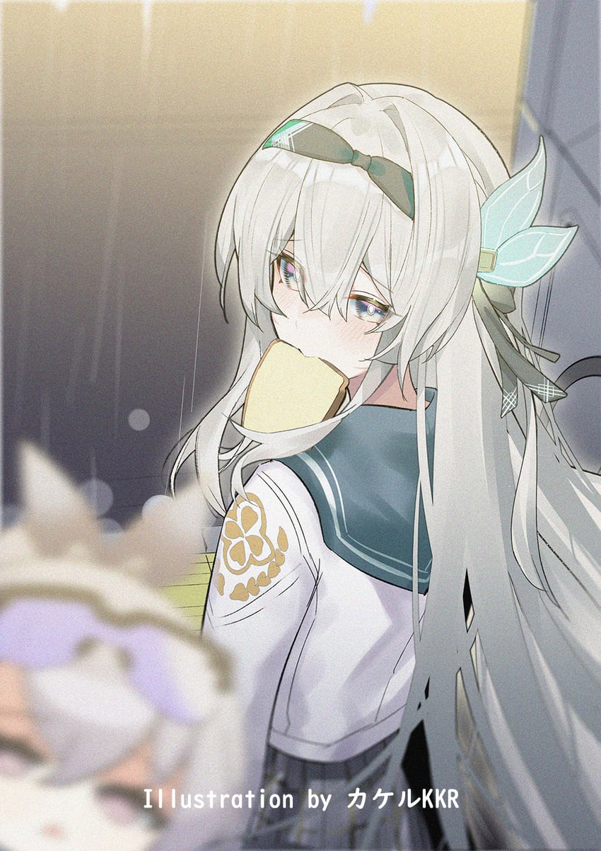 firefly and silver wolf (honkai and 1 more) drawn by srpzk