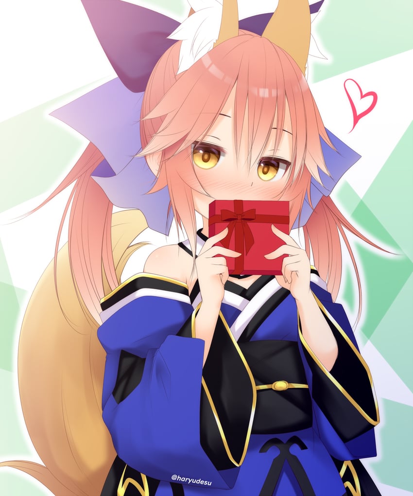 tamamo and tamamo no mae (fate and 1 more) drawn by haryuu_(poetto)