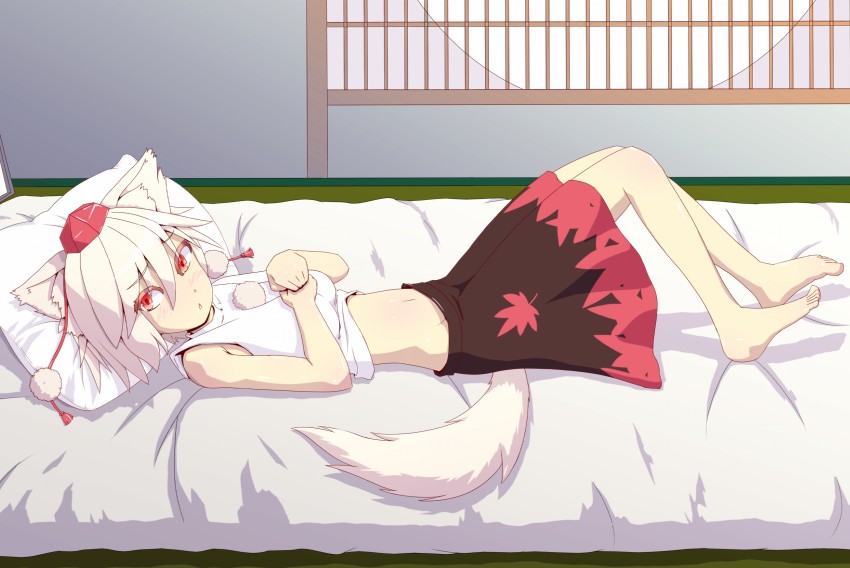inubashiri momiji (touhou) drawn by bastarspark