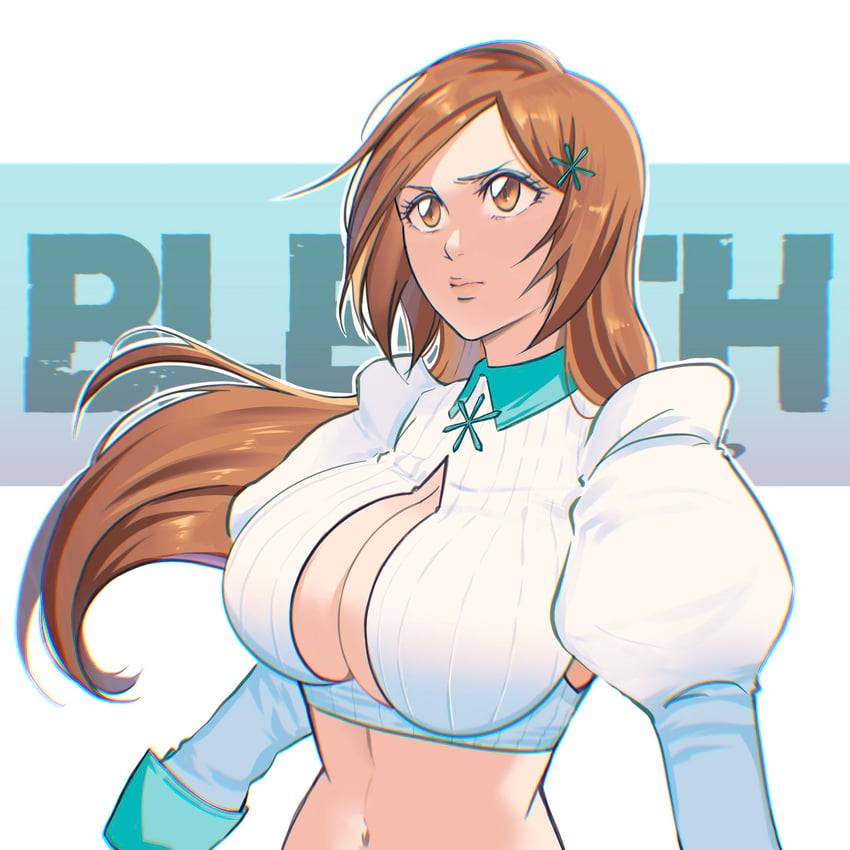 inoue orihime (bleach and 1 more) drawn by viii_00908