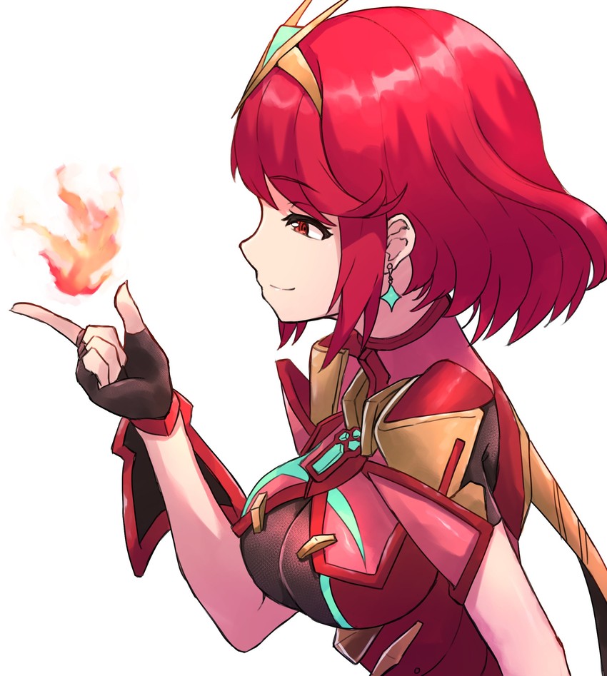pyra (xenoblade chronicles and 1 more) drawn by grimmelsdathird