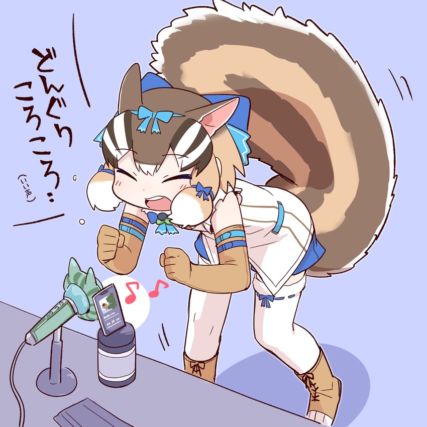 siberian chipmunk (kemono friends and 1 more) drawn by 0x0082