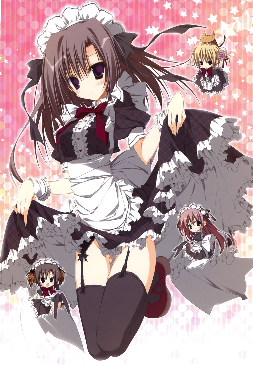 todayama kyouko, todayama izumiko, hanamori hakata, and hiromatsu rikei (ebiten) drawn by inugami_kira