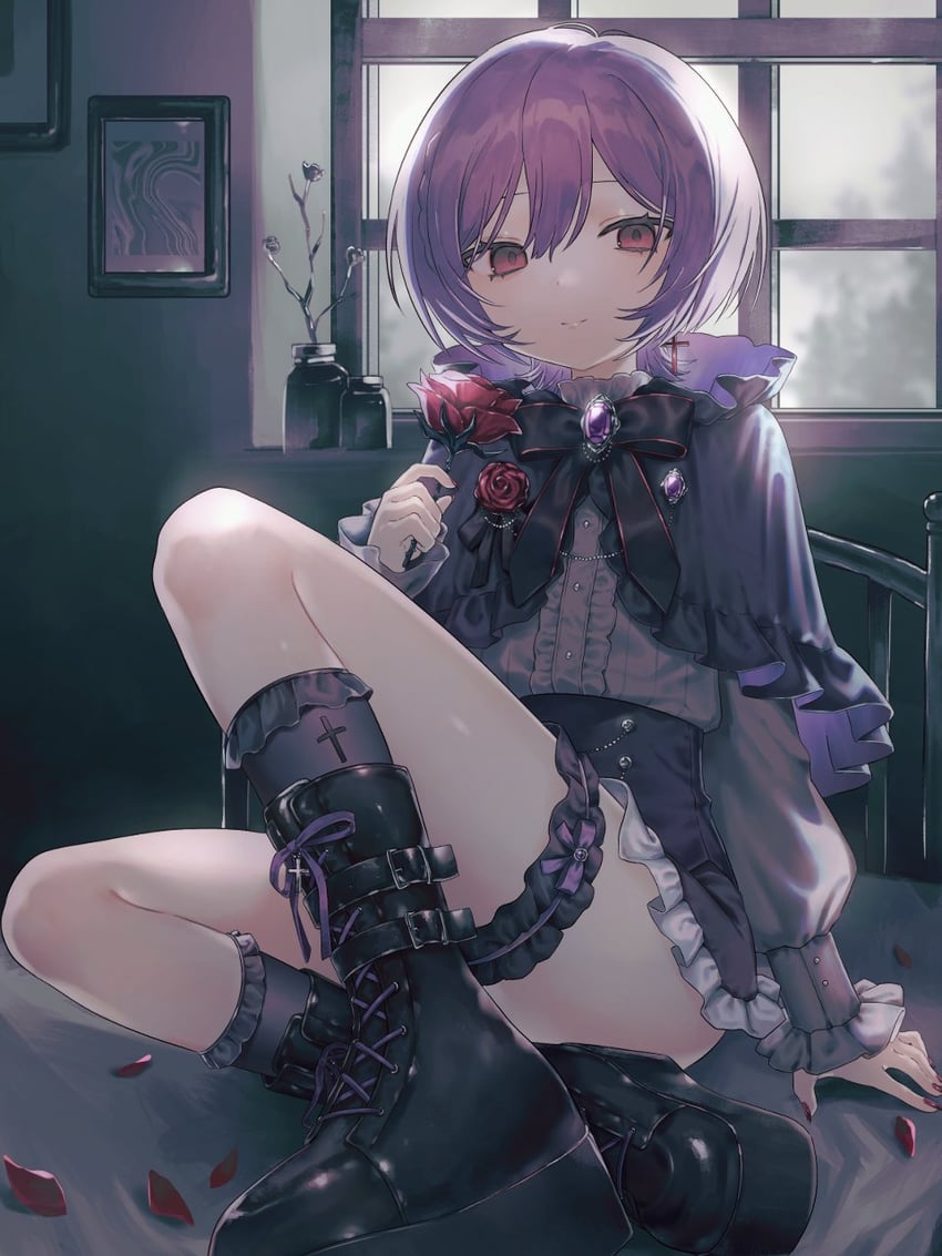 yoito memu (indie virtual youtuber) drawn by nia_(x_x02)