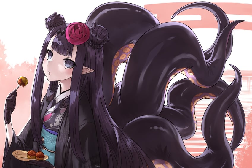 ninomae ina'nis (hololive and 1 more) drawn by haraya_manawari