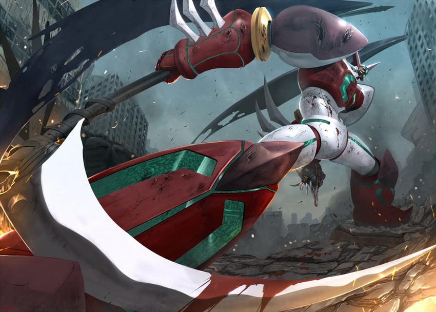 shin getter-1 (getter robo and 1 more) drawn by llowoll