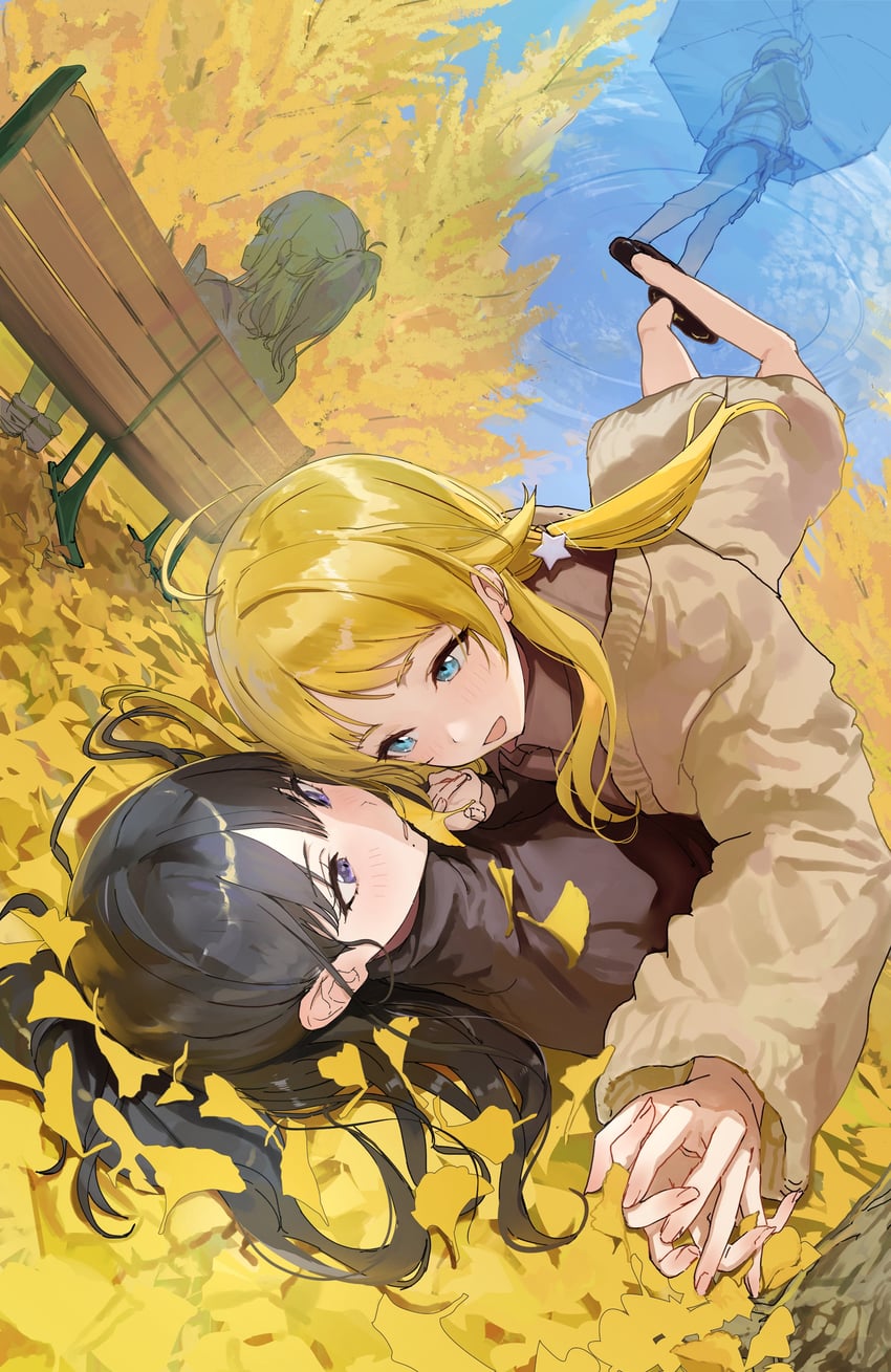 hachimiya meguru and kazano hiori (idolmaster and 1 more) drawn by uouokuma
