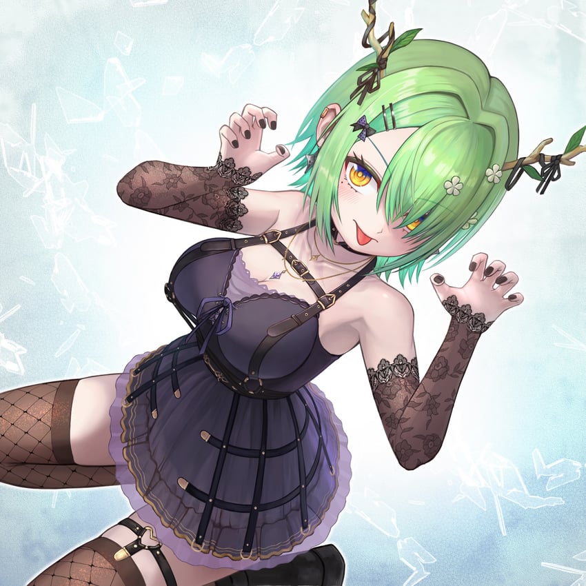 ceres fauna (hololive and 1 more) drawn by ruraji