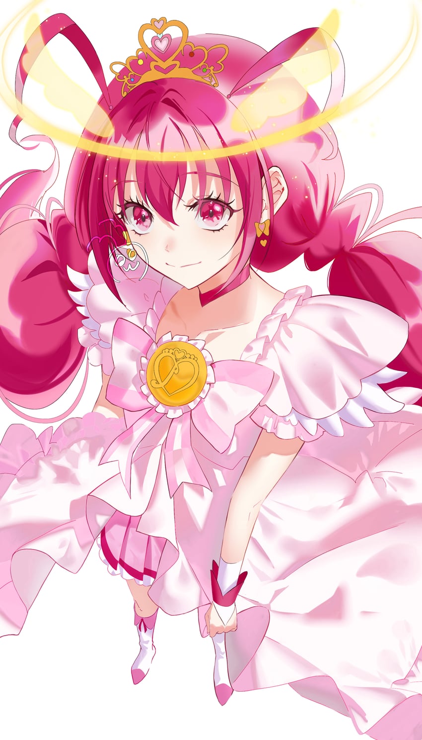 hoshizora miyuki and cure happy (precure and 1 more) drawn by nani_(s2_nani)