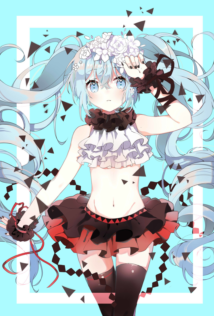 hatsune miku (vocaloid and 3 more) drawn by kakami_(pixiv7616827)