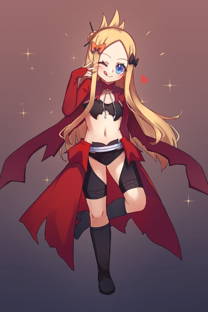 abigail williams and chloe von einzbern (fate and 2 more) drawn by miya_(miyaruta)
