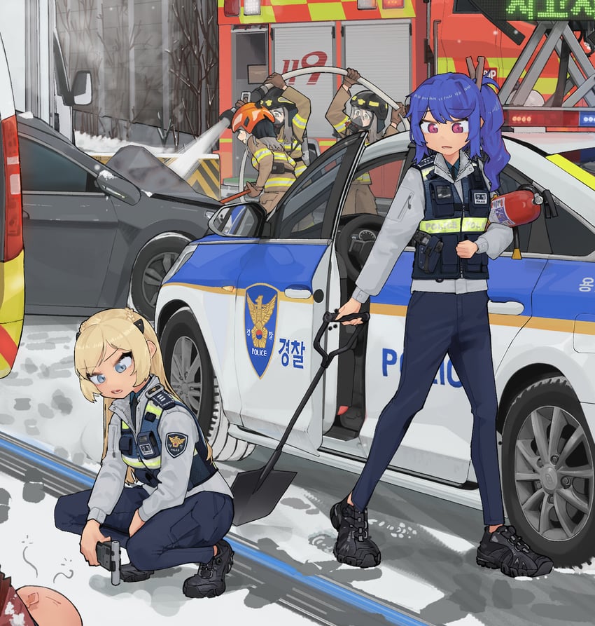 k11, k5, and k3 (girls' frontline) drawn by uingssi