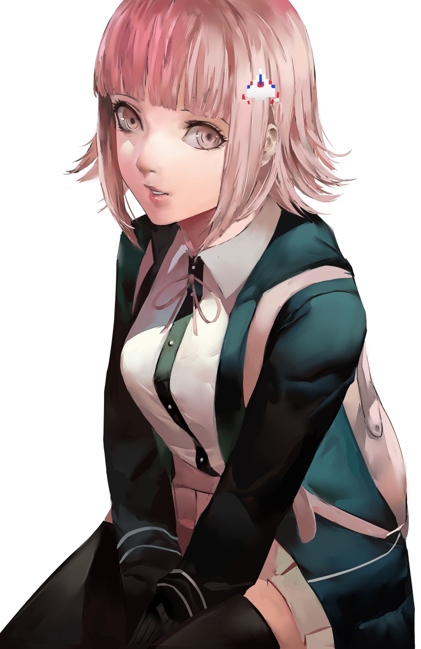 nanami chiaki (danganronpa and 2 more) drawn by blazpu