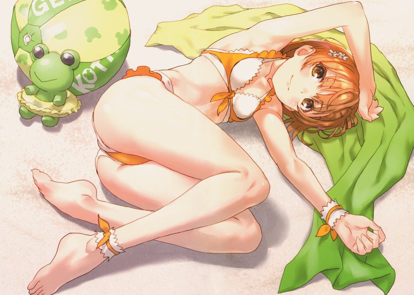 misaka mikoto and gekota (toaru majutsu no index and 1 more) drawn by raika9