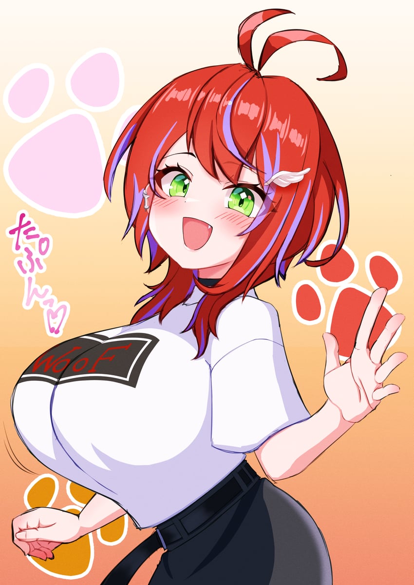 akane canna (nanashi inc.) drawn by yomusu