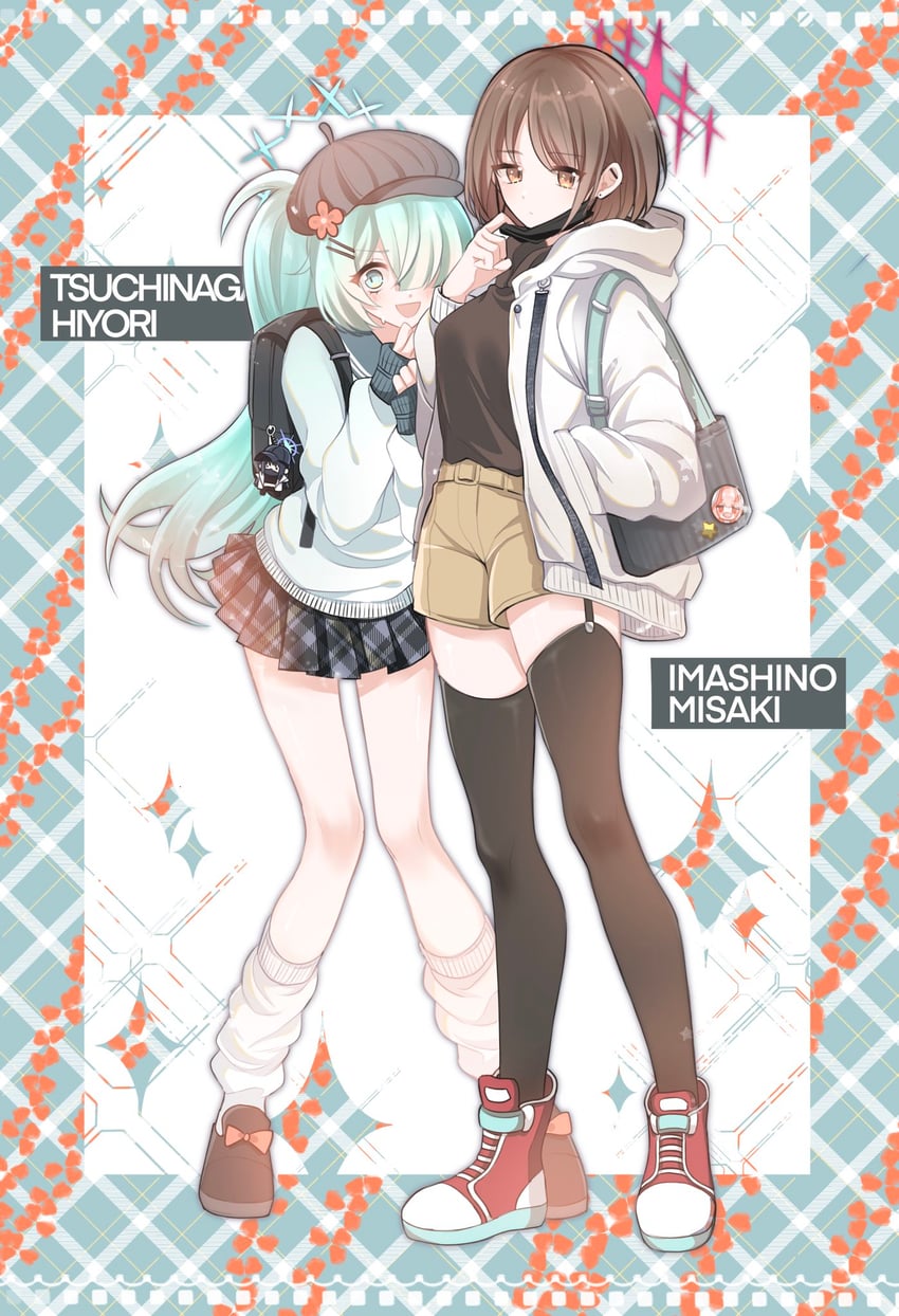 saori, atsuko, hiyori, and misaki (blue archive) drawn by shadow71580825