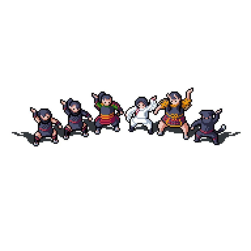 izutsumi, inutade, shurou, maizuru, hien, and 1 more (dungeon meshi) drawn by mohammed_bali
