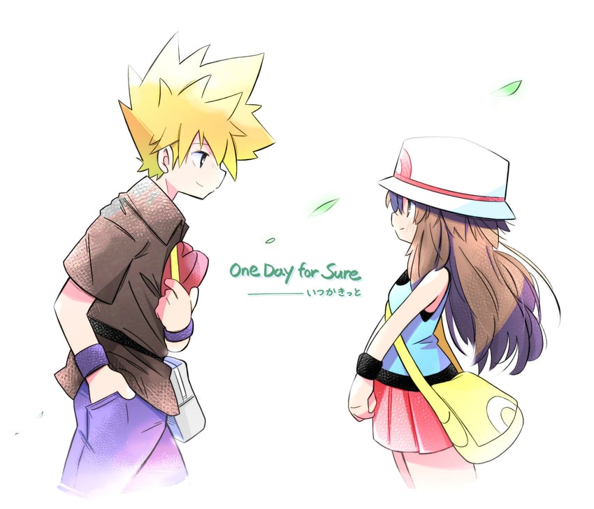 blue oak and leaf (pokemon and 1 more) drawn by rascal_(feuille)