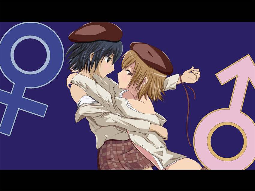 makoto, mako-chan, and minami touma (minami-ke) drawn by hino_(hino)