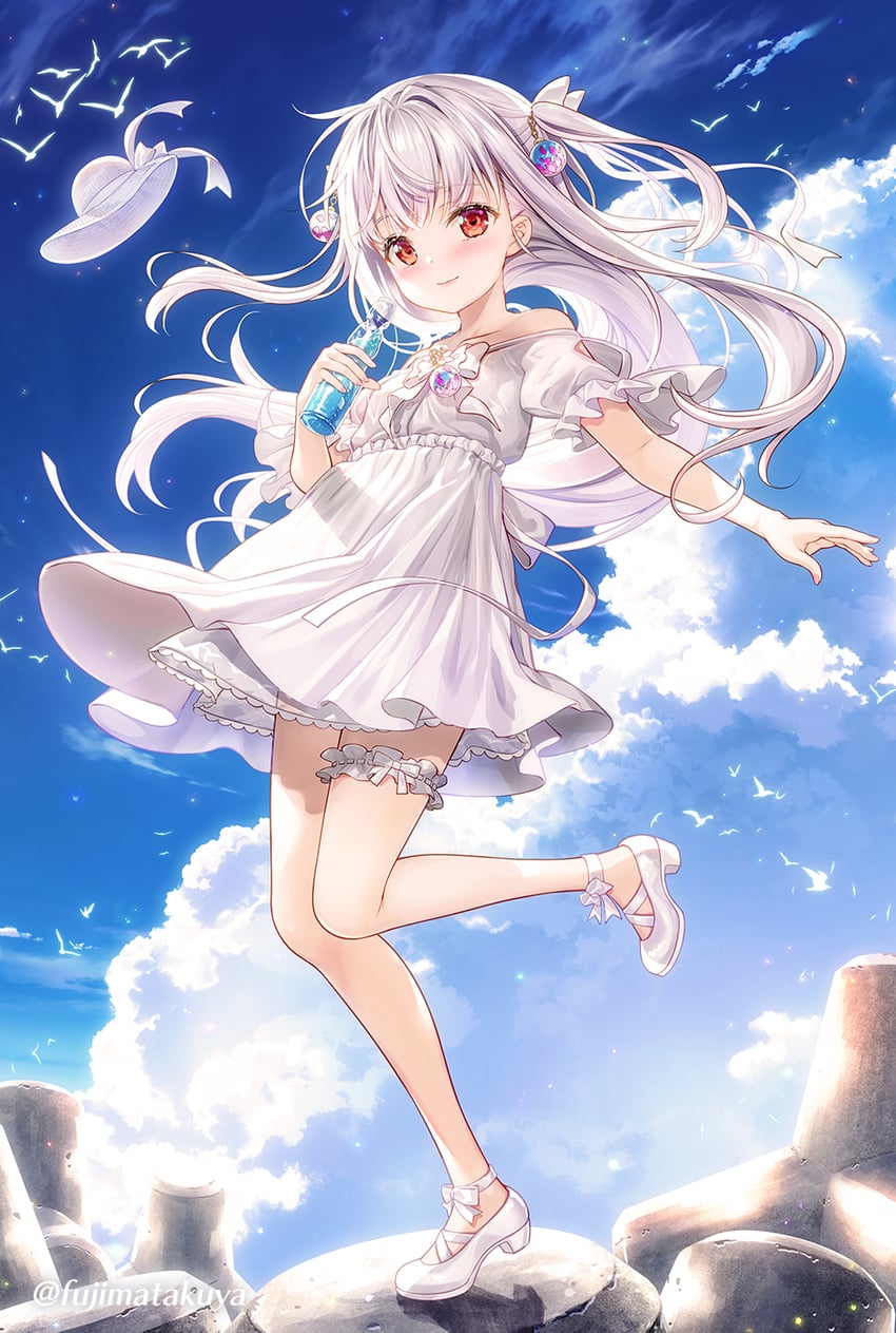 orurea (isekai ni tobasaretara papa ni nattandaga) drawn by fujima_takuya