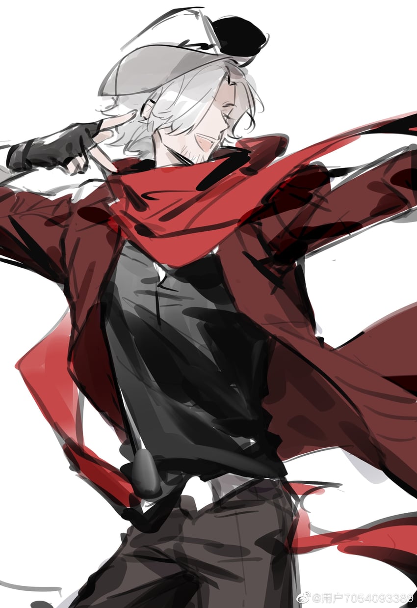 dante (devil may cry and 1 more) drawn by weibo_7054093389