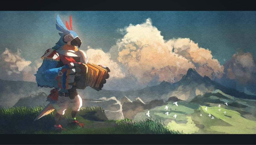 kass (the legend of zelda and 1 more) drawn by shimekake
