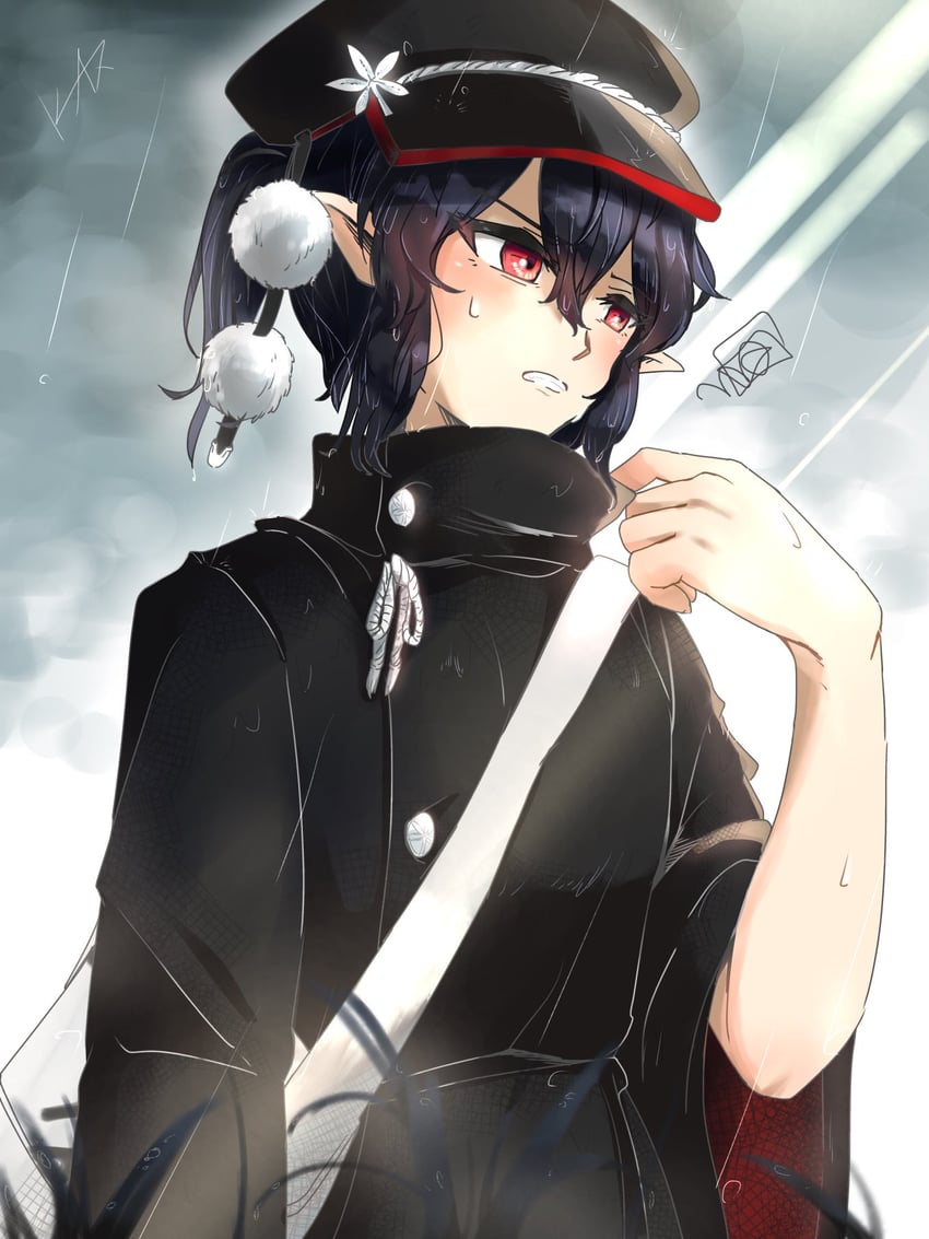 shameimaru aya (touhou and 1 more) drawn by konton_hakusai
