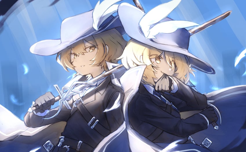 don quixote and sinclair (project moon and 1 more) drawn by niioys